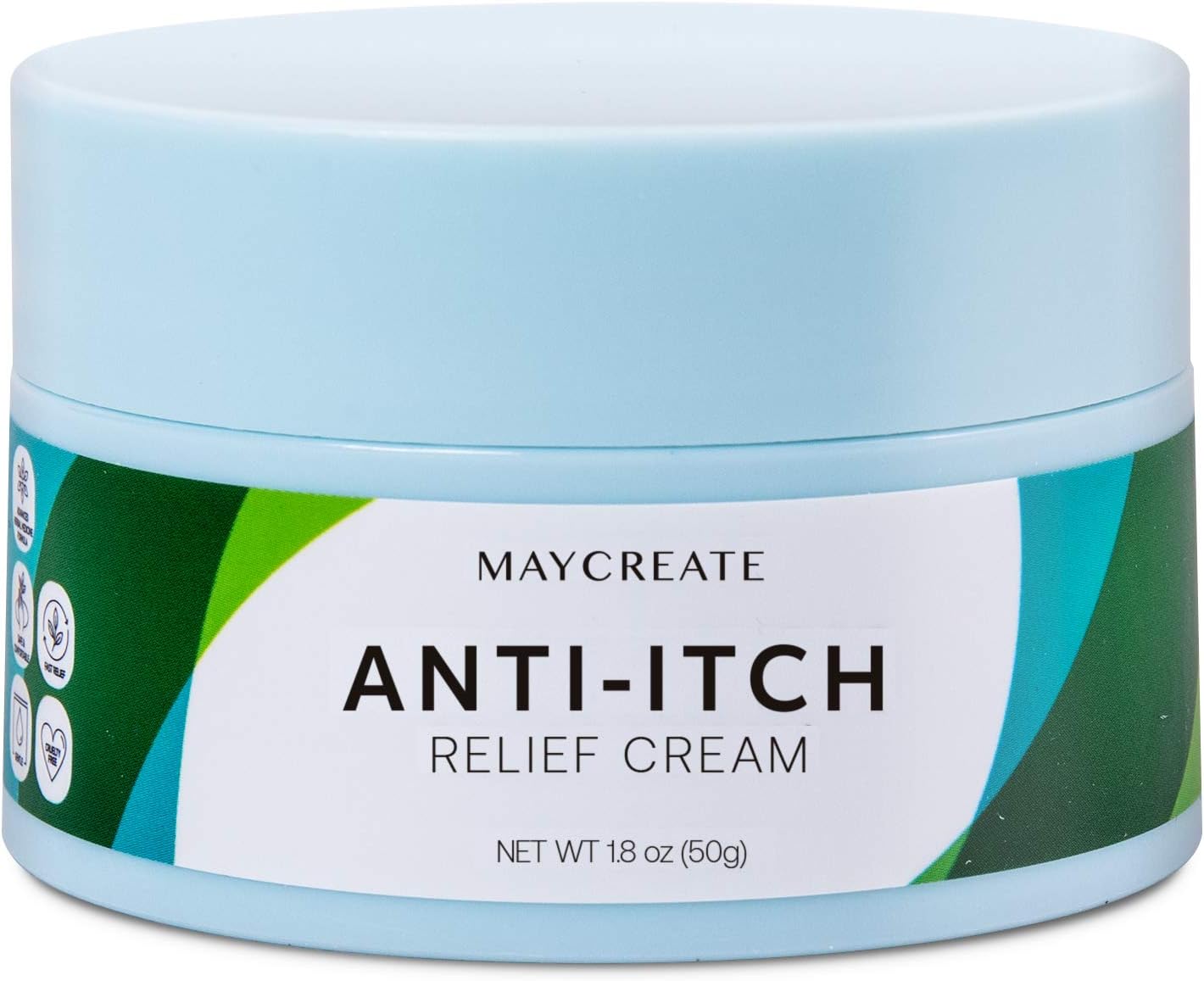 Maycreate Anti-Itch Cream Maximum Strength - Natural, Herbal Ingredients - Moisturizes & Nourishes : Health & Household