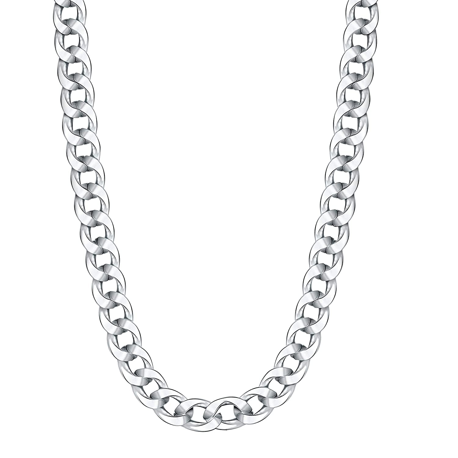 Men's Jewellery Silver Plated Stainless Steel Silver Chain For Men Boys Stylish Chains