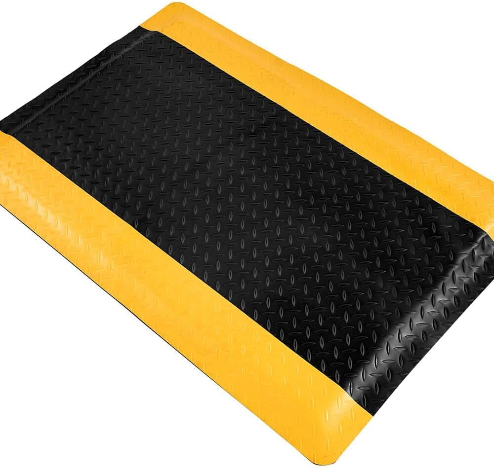 Alfombrilla Ergonómica Conductora Antifatiga para Estaciones De Trabajo De Pie, Reduce La Fatiga Y La Electricidad Estática(Size:600MMx1000MMx20MM)