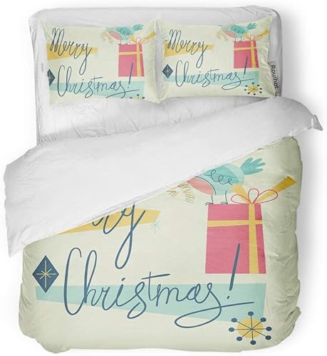 rouihot - Juego de funda de edredón para cama de matrimonio, diseño con texto en inglés Grunge Brush Letter y labios de mujer roja, 3 piezas de tela rouihot - Juego de funda de edredón para cama de matrimonio, diseño con texto en inglés Grunge Brush Letter y labios de mujer roja, 3 piezas de tela