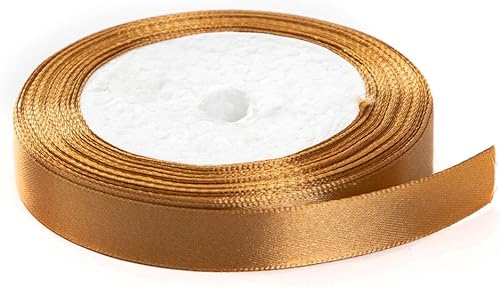 Cinta de tela de satén de color liso