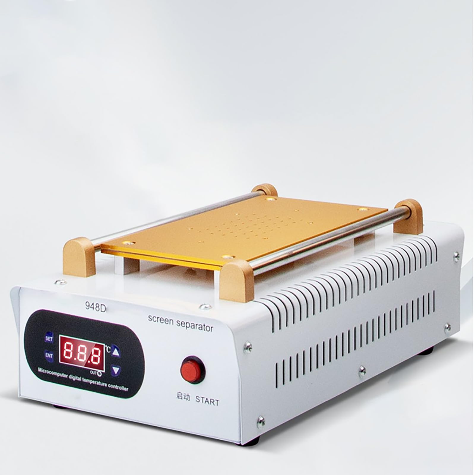 Eoweiot Digital LCD Screen Separator for Phone Repair, 9-Inch Machine with Temperature 18x8cm Heating Plate,for LCD Glass Plate Repair