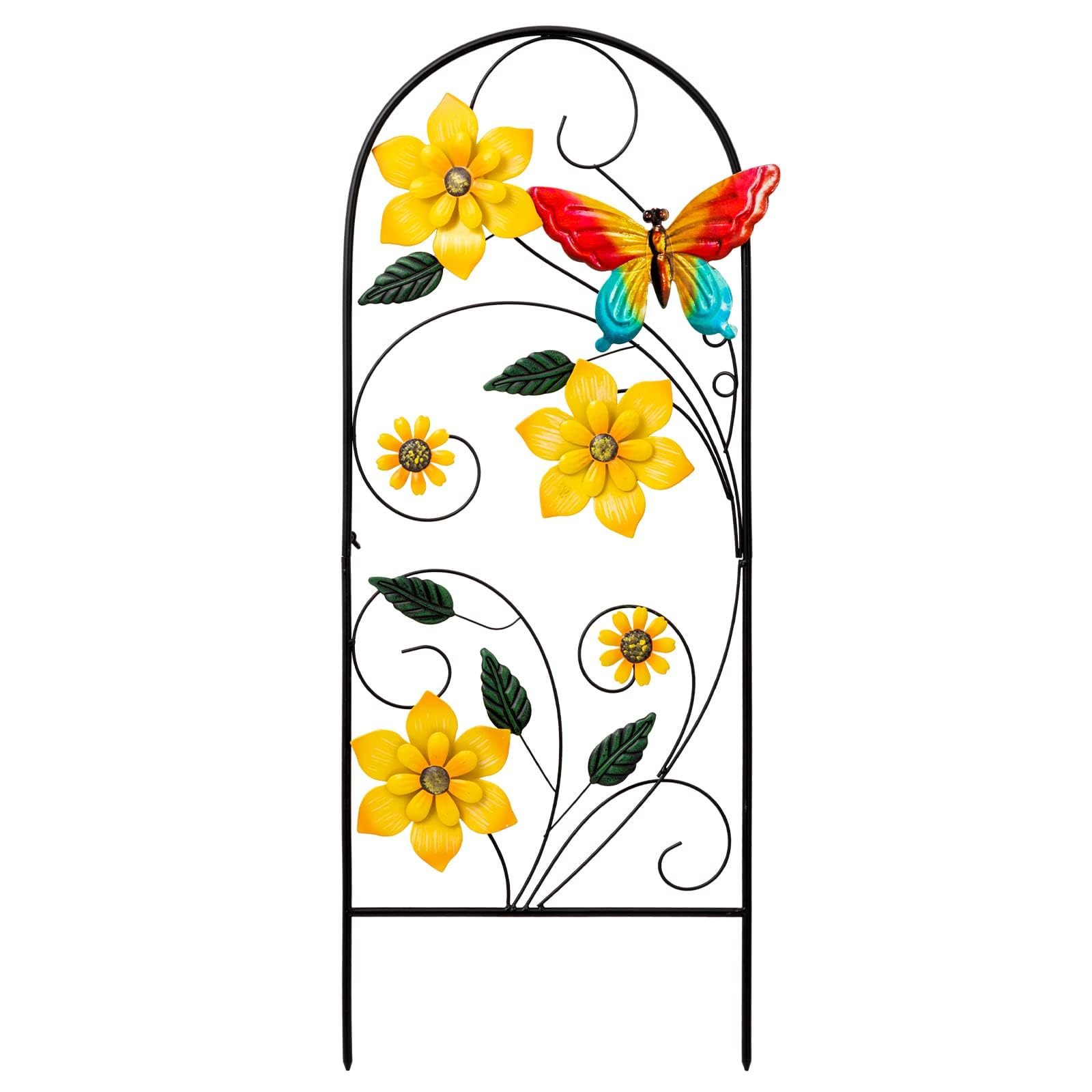 YEAHOME Flower Butterfly Garden Stake