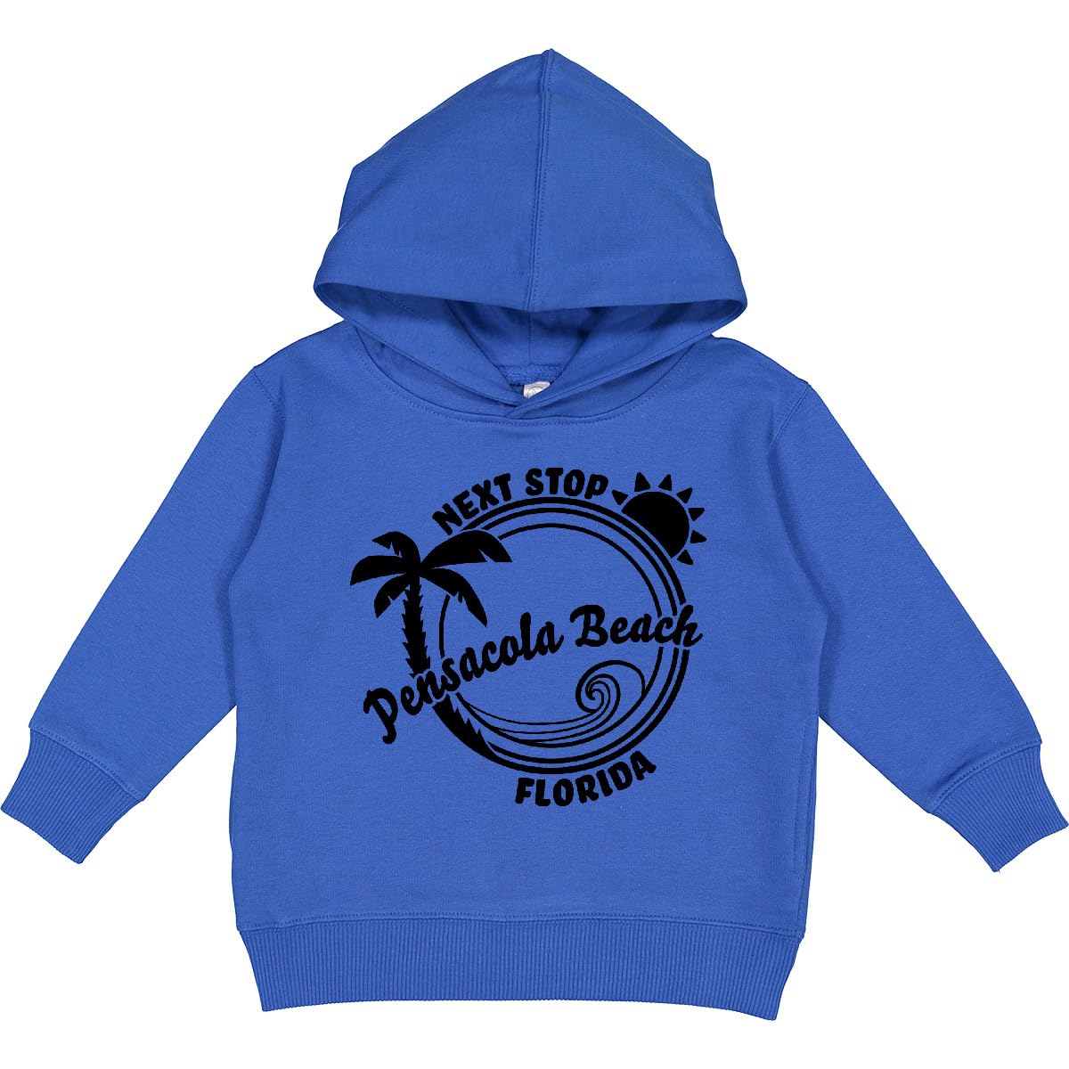 inktastic Next Stop- Pensacola Beach, Florida Toddler Hoodie 5-6 Royal 45460