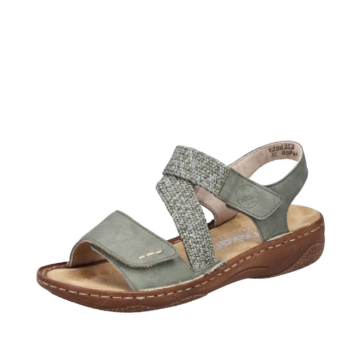 Rieker Damen V2862 Riemchen Sandalen