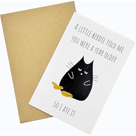 Funny Birthday Card for Women Men - Celebrate Your Special Day with...