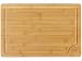 Produktbild Rosenstein & Söhne Bambusbrett: XL-Bambus-Schneidebrett mit Saftrille, 45 x 30 cm, antibakteriell (Brotschneidebrett, Gemüseschneidebretter, Küchenhelfer)