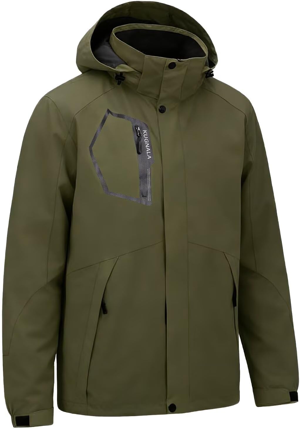 Men's Rain Jacket Waterproof Lightweight Hood jackets for Hiking Cycling Travel Raincoat S-6XL