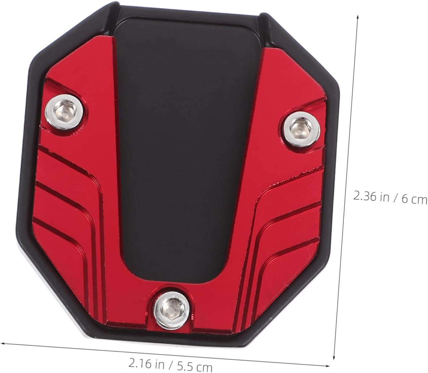 MAGICLULU Motorcycle Kickstand Pad Universal Non-Slip Side Stand Extension Plate for Motorbike Accessories 1 Piece Heavy-Duty Support Base