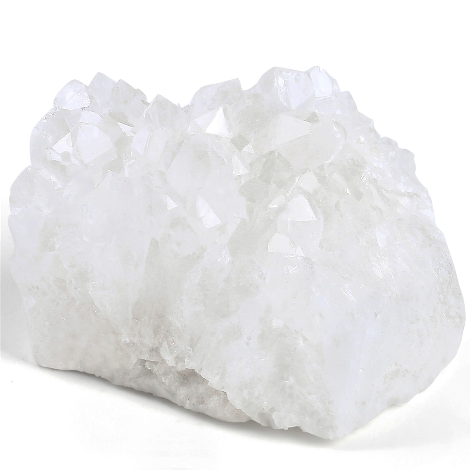 YATOJUZI Clear Quartz Crystal Cluster 1.5"-2" Natural Stones and Healing Crystals Mineral Geode Rough Rock Stones Energy Balancing Gemstones for Wicca