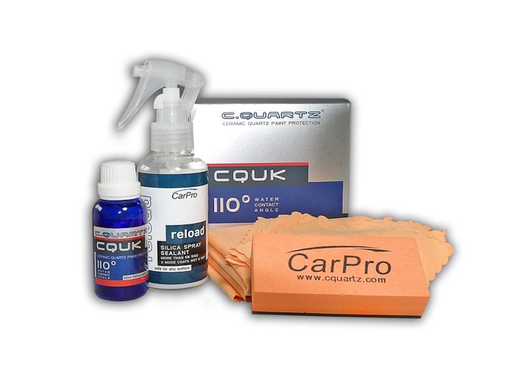 CARPRO C.Quartz UK 3.0 kit rivestimento ceramico protezione idrofobica auto 50 ml