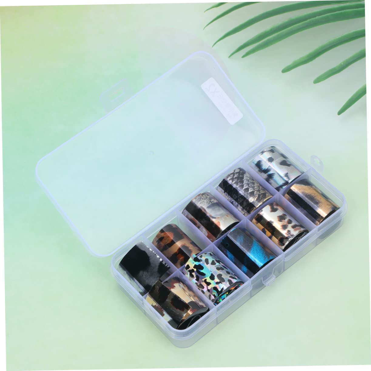 2 Set Adesivi Per Unghie Decorazioni Per Nail Art Con Design Unici Facili Applicare E Rimuovere Set Per Manicure E Pedicure Per Domestico 50 * 2