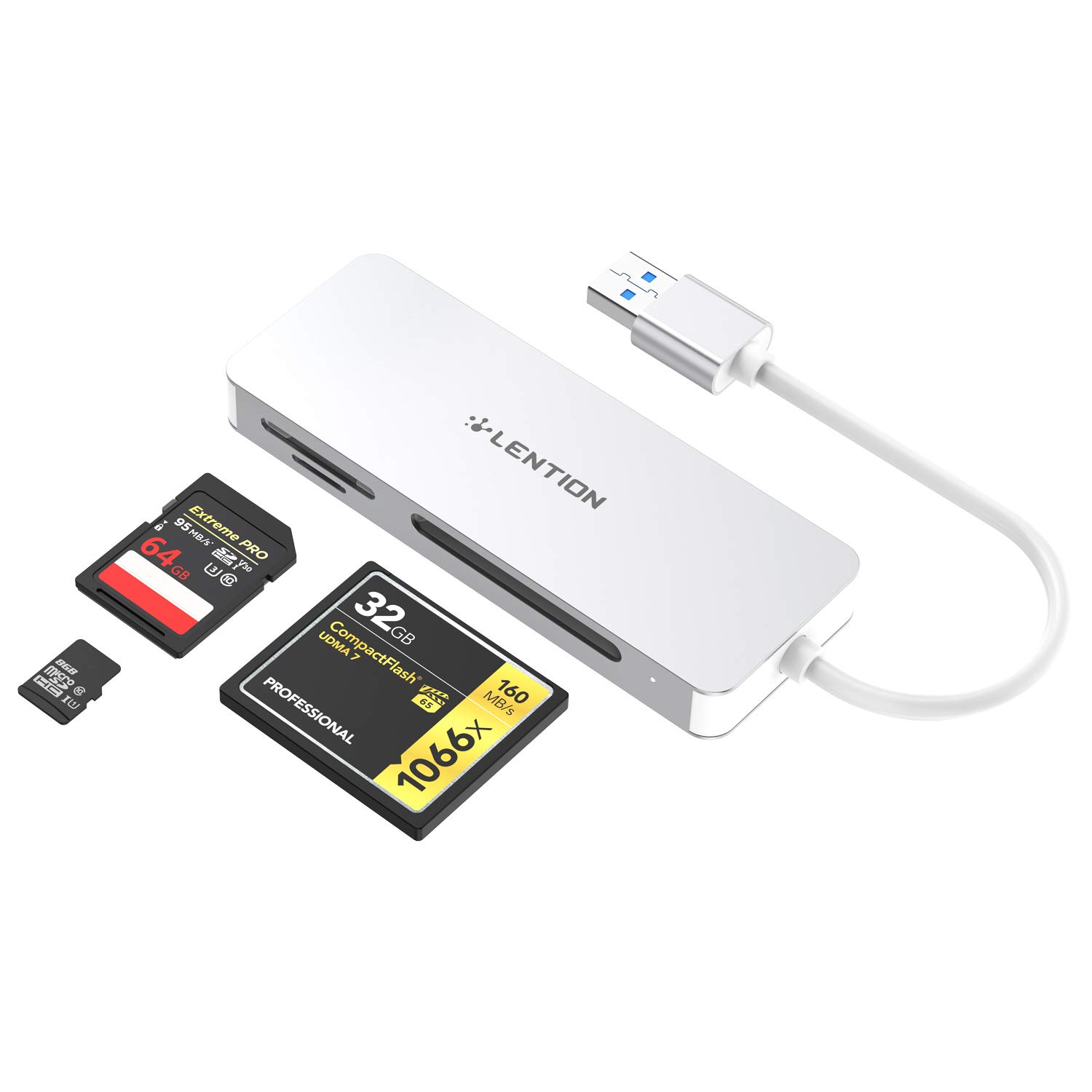 LENTION Hub USB C a 3 Porte USB 2.0 con LAN Ethernet RJ45, Adattatore