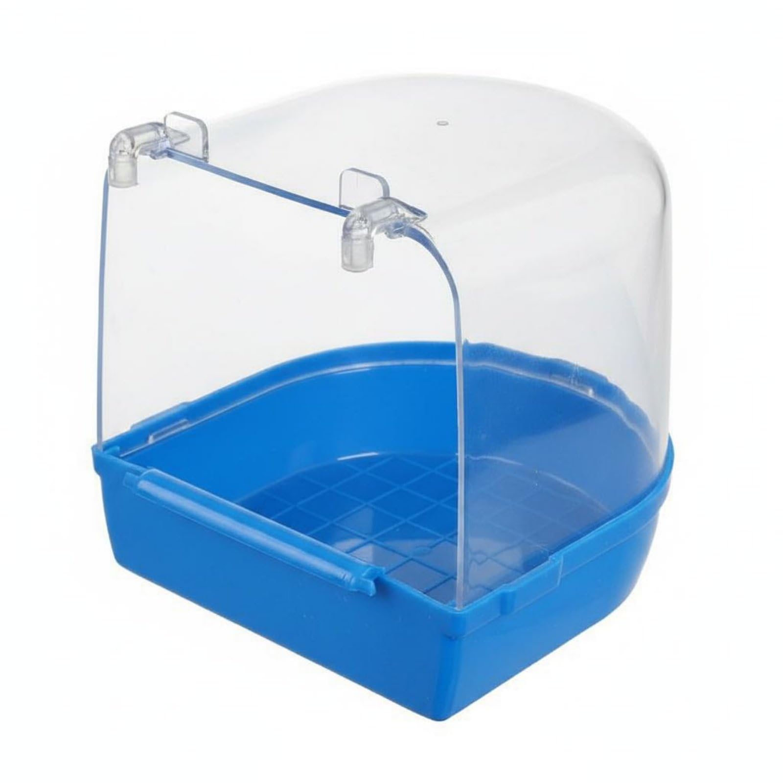 Bird Bird Bathing Box Large Size Bird Bathing Tub Easy to Clean Parakeet Bath House for Small Birds, Blue-picture-15