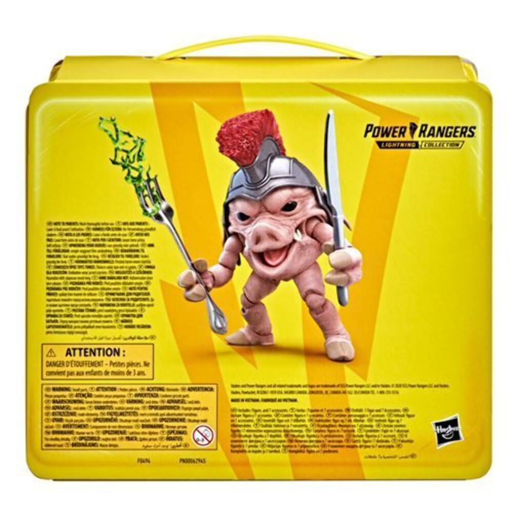 Power Rangers Lightning Collection Mighty Morphin Pudgy Pig 15 cm figurka premium do kolekcjonowania w specjalnej edycji, opakowanie na lunch F04945L1