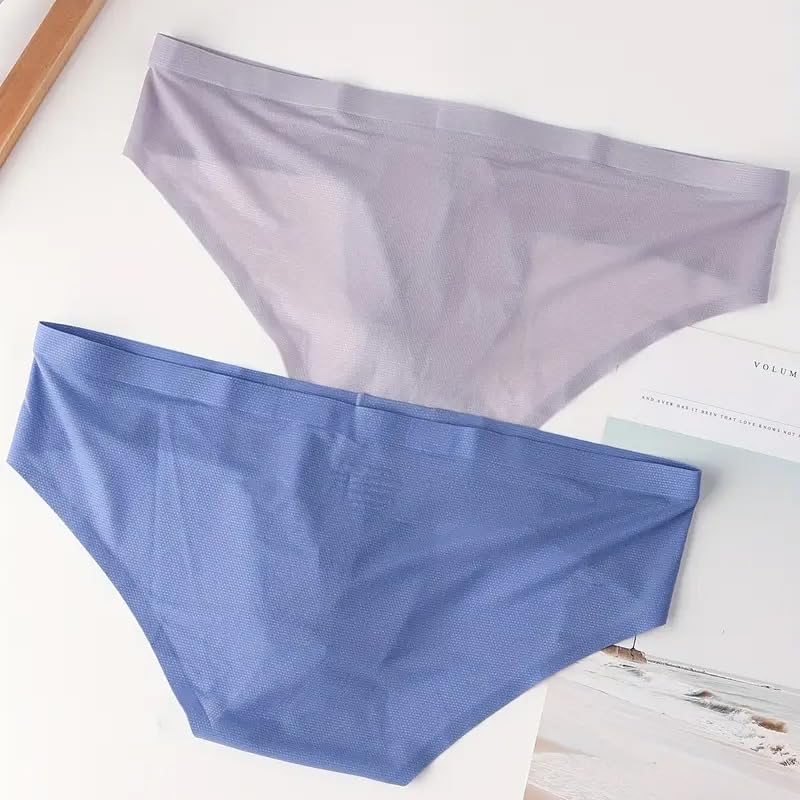 2 Pcs Men's Briefs UltraThin Fashionable, Slightly Transparent, Moisture2