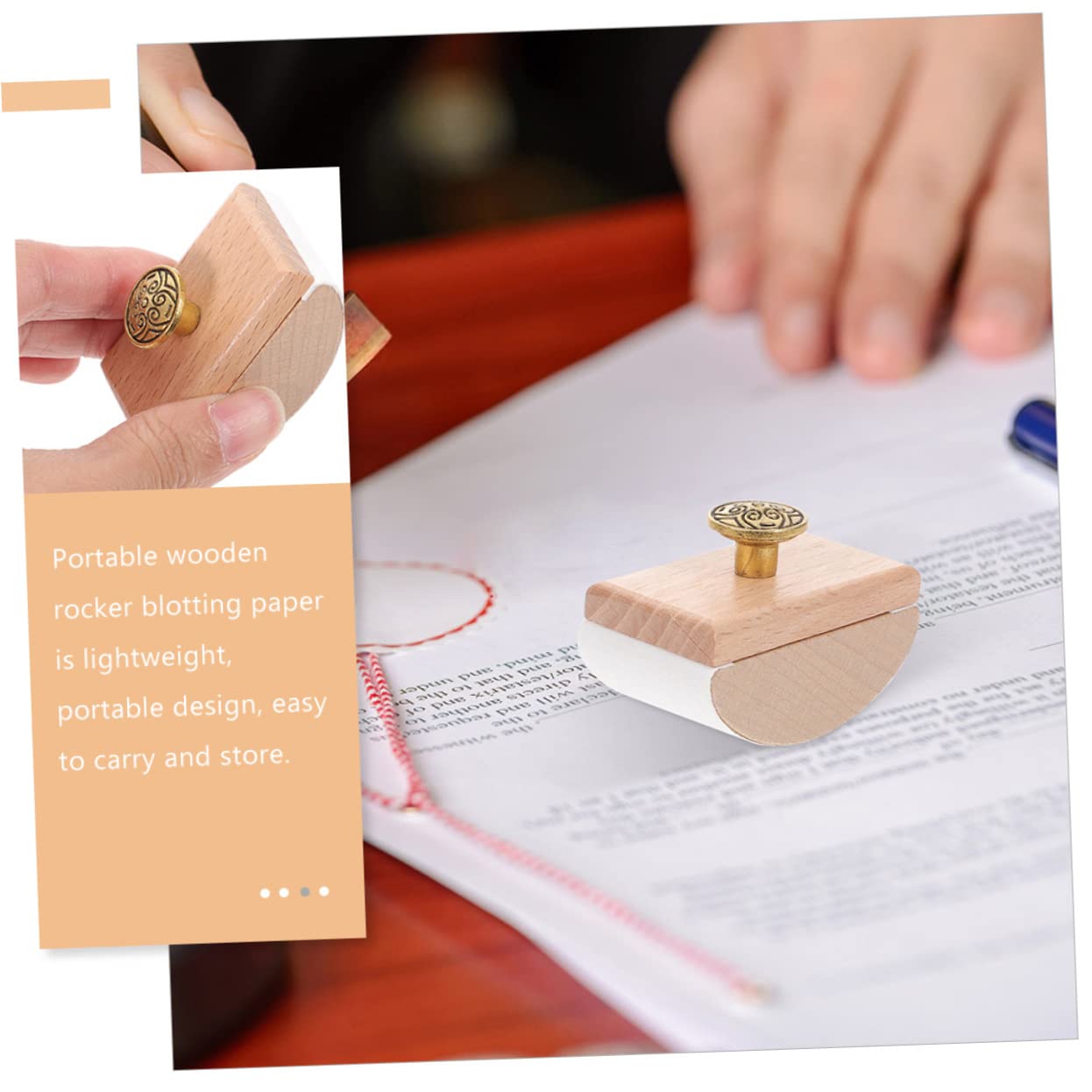 Löschwiege für Tinte 2 Stück Schnelltrocknendes Löschpapier Stabiles und Einfaches Schreibwerkzeug für Büro und Schule