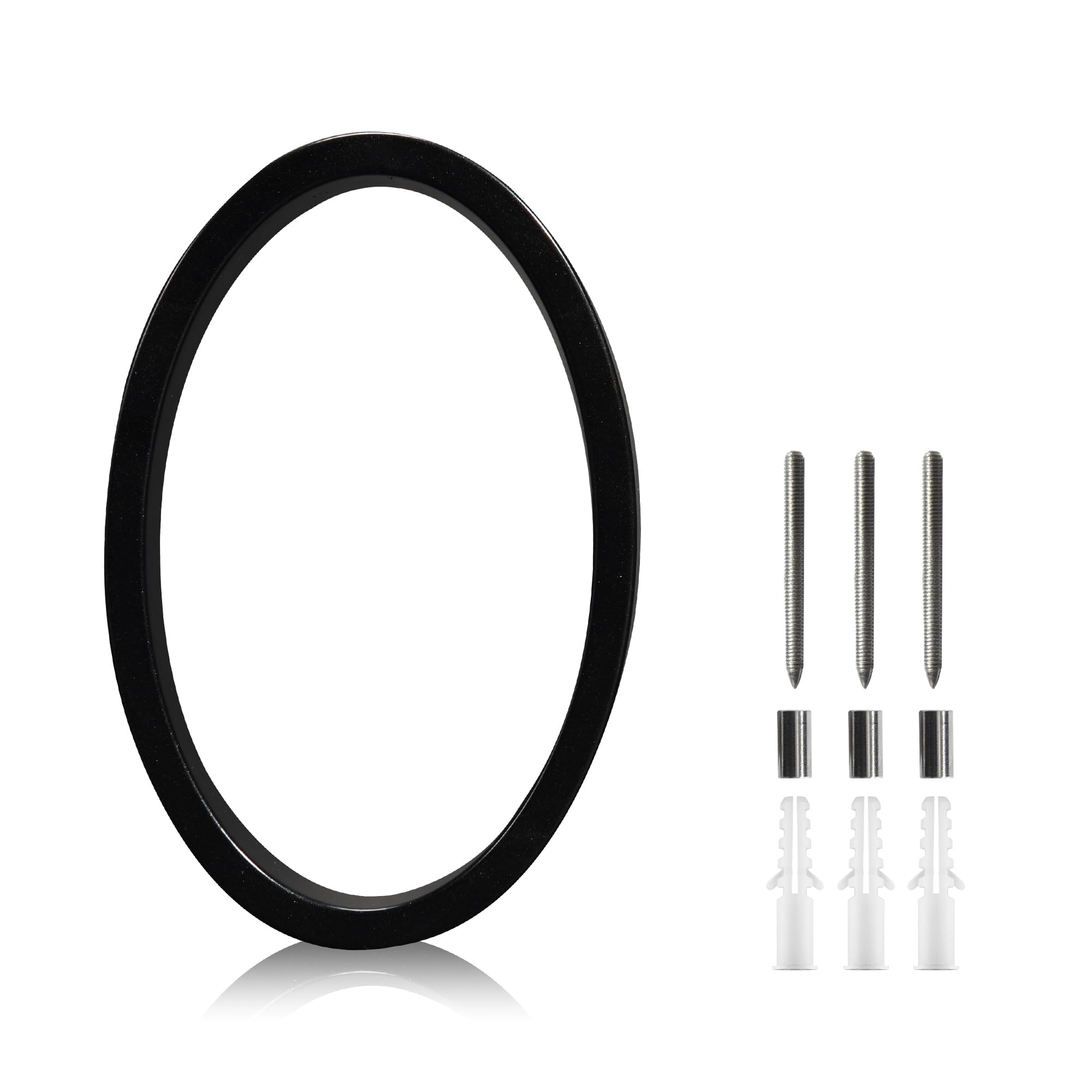 Paulton House Number - 5 Inch Height Black Floating Modern House Numbers for Home Decoration made by Alloy Zinc (Zero)