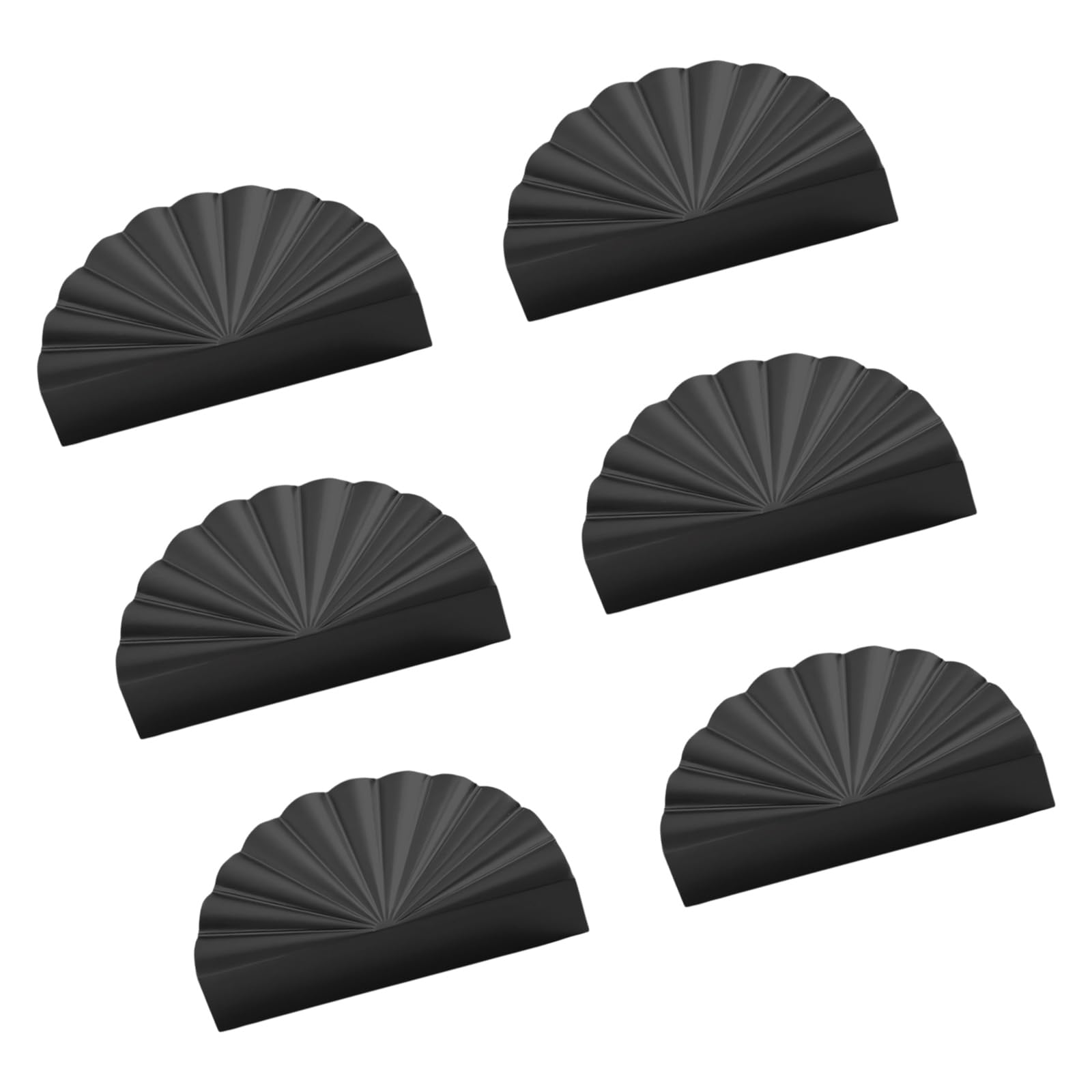 Xjdzineq 76Mm Black 6Pcs Zincs Alloys Drawer Handles Furniture Knobs Stylish Drawer Pulls For House Enhancement Fashion Gold Cabinet Handle