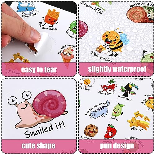 800 Pezzi Adesivi Ricompensa Punny, Adesivi