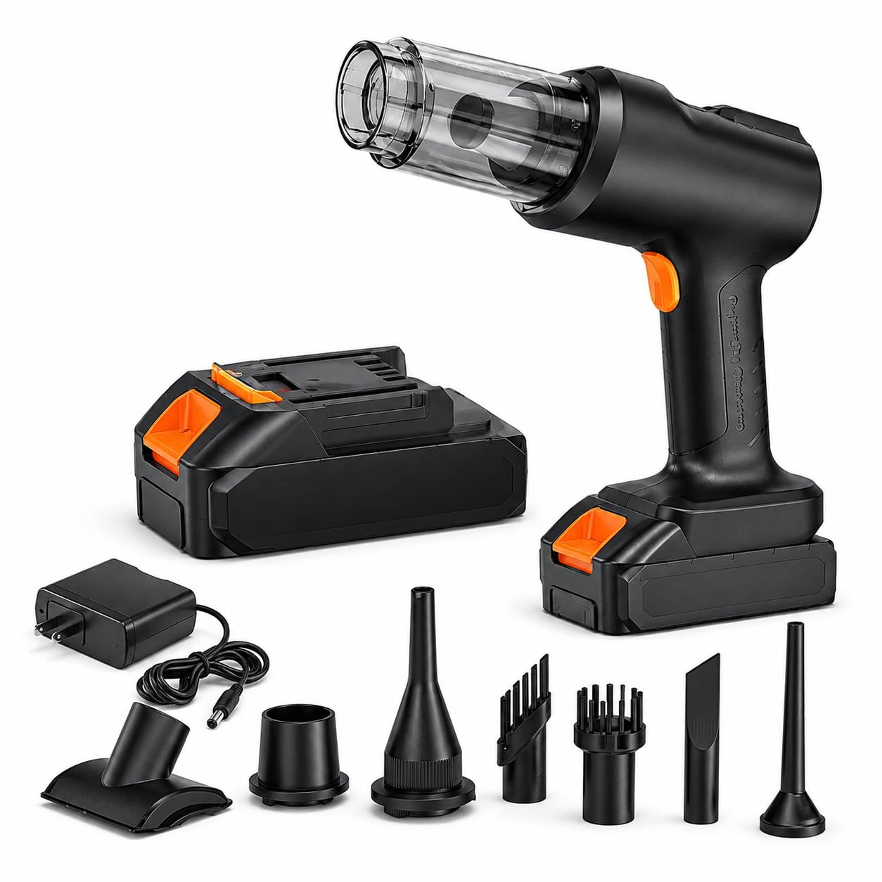 Cordless Handheld Car Vacuum Cleaner with Multi Nozzle Kit | 2 Lithium Batteries, Car & Home Dual Use, Multiple Attachments, Portable & Compact, Fast & Safe Charging-image-31