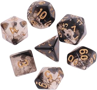 NUSITOU 7Pcs Role Playing Dados Mini Brinquedo Mini Dados Dados Incomuns Dados Poliédricos Para Jogos Rpg Conjunto De Dados Acrílicos Para Jogo Dados Poliédricos Partido Poliédricos Dados