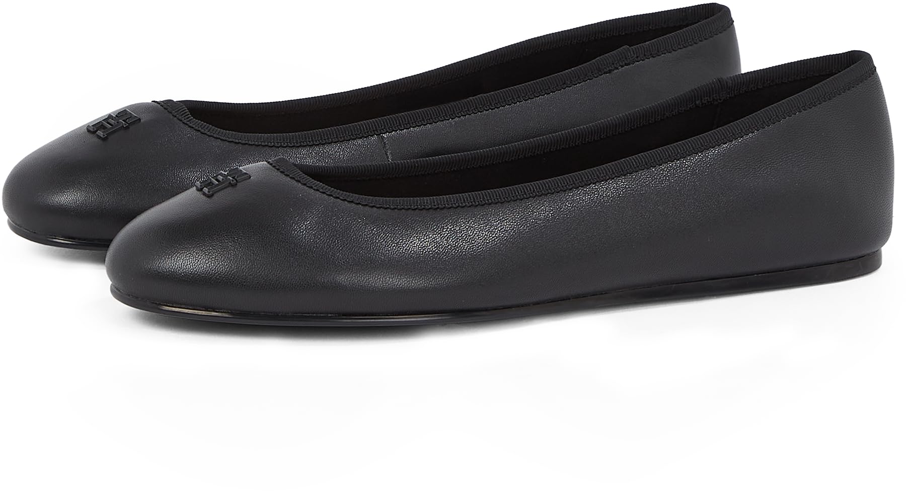 Tommy Hilfiger Damen Th Hardware Leather Ballerina Fw0fw08654Ballerinas