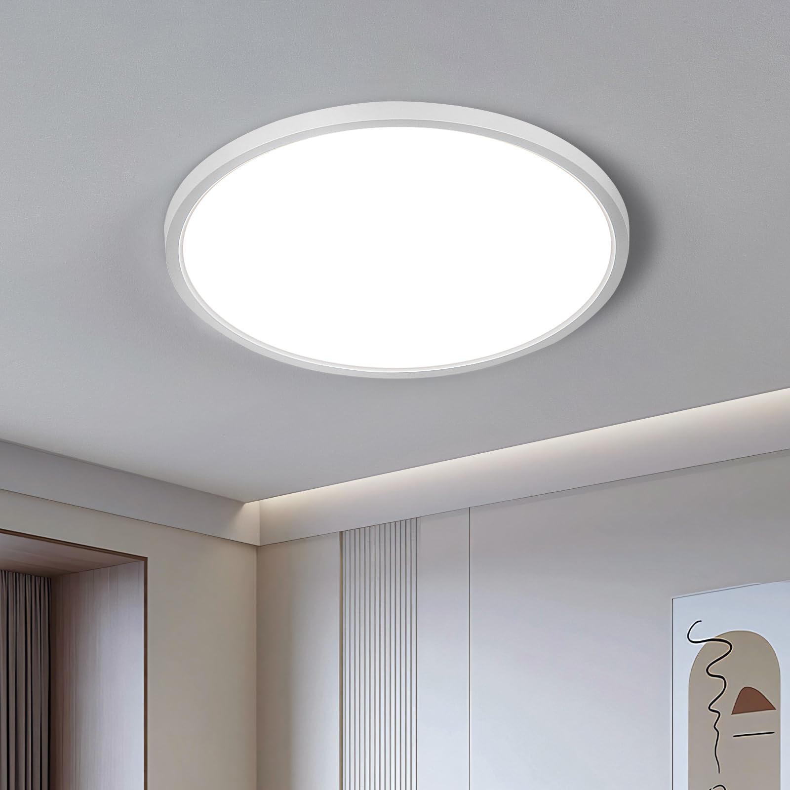 OTREN LED Ceiling Light, 28W 2800LM Ø30CM, 5000K Daylight White