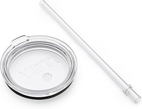YETI Rambler Straw Lid, 16 oz, Pint 20 oz, Tumbler, 24 oz, Mug, 25 oz, Straw Mug, Shatterproof and Dishwasher Safe