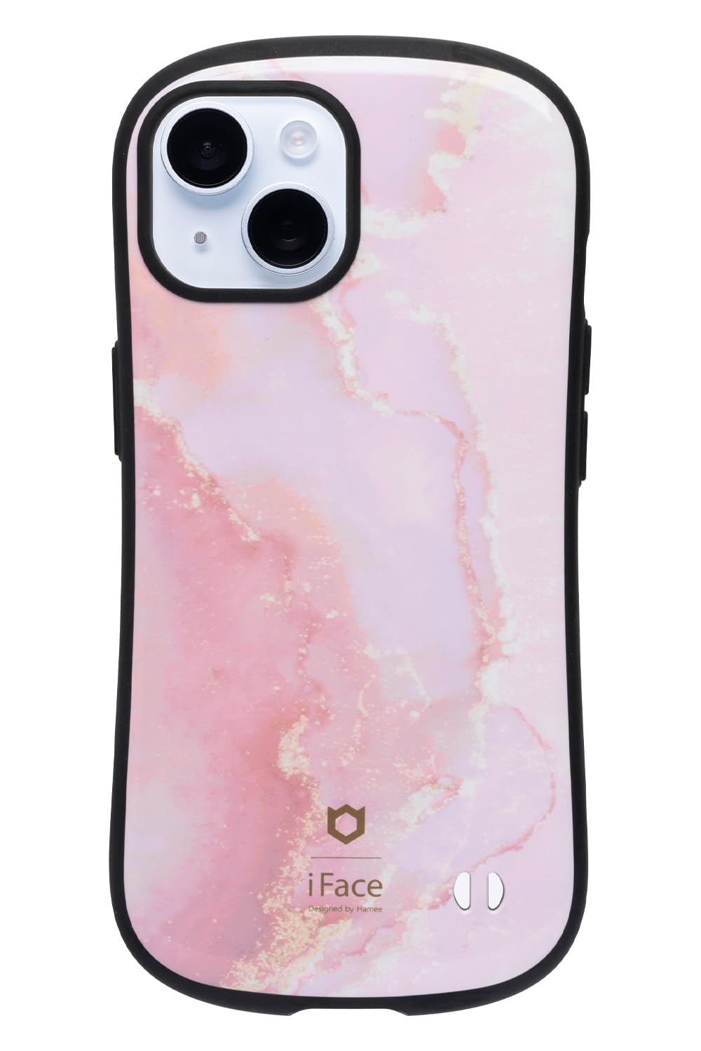 Amazon.co.jp: iFace First Class Marble iPhone 15 ケース (パウダー