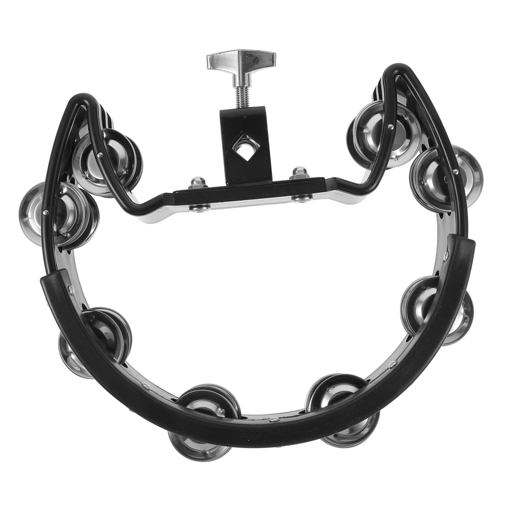 GALPADA Handheld Percussion Bell Drum Smooth Polished Steel Bell for Party School Teaching Multi Functional present Choice for Adults Space Saving Design