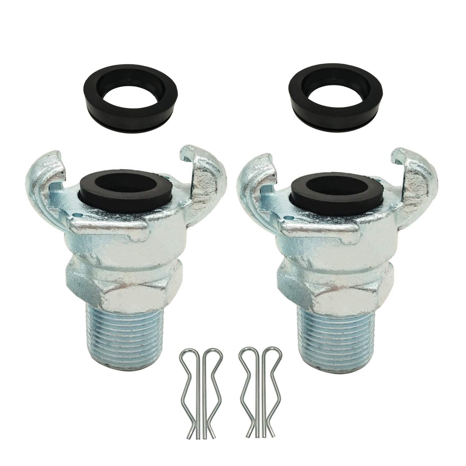 NPT Iron Air Hose Fitting，Universal Coupling，Chicago Fitting (0.75, NPT Male)