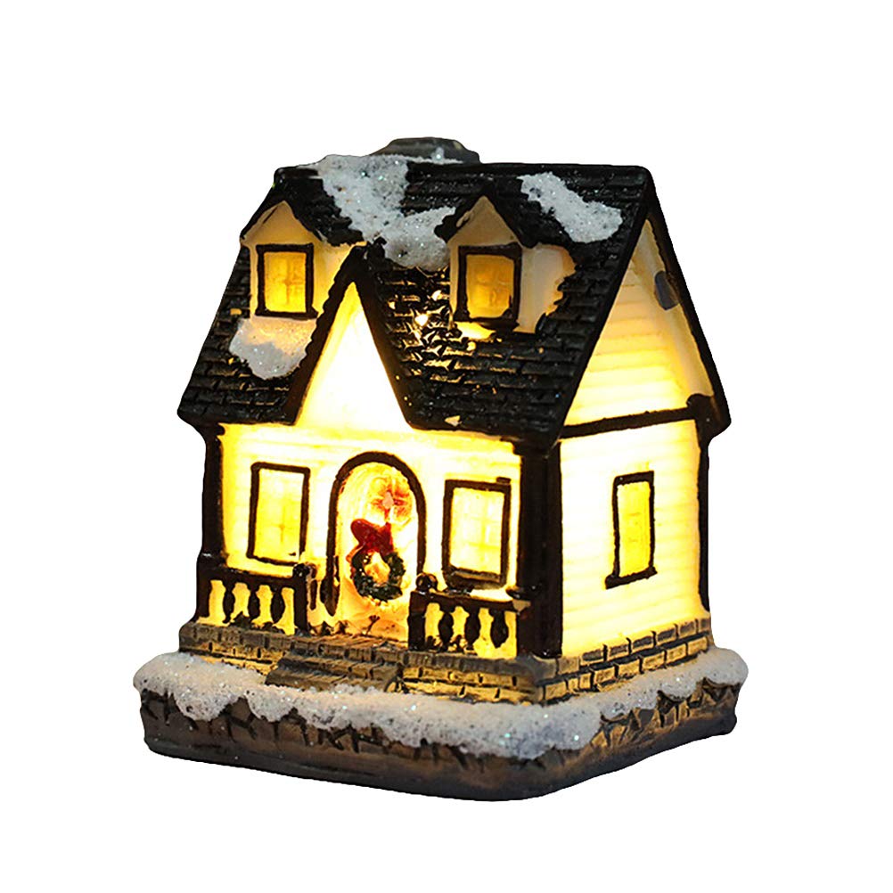 Buy YIPUTONG Lighted Christmas Village, Fiber Optic Christmas House