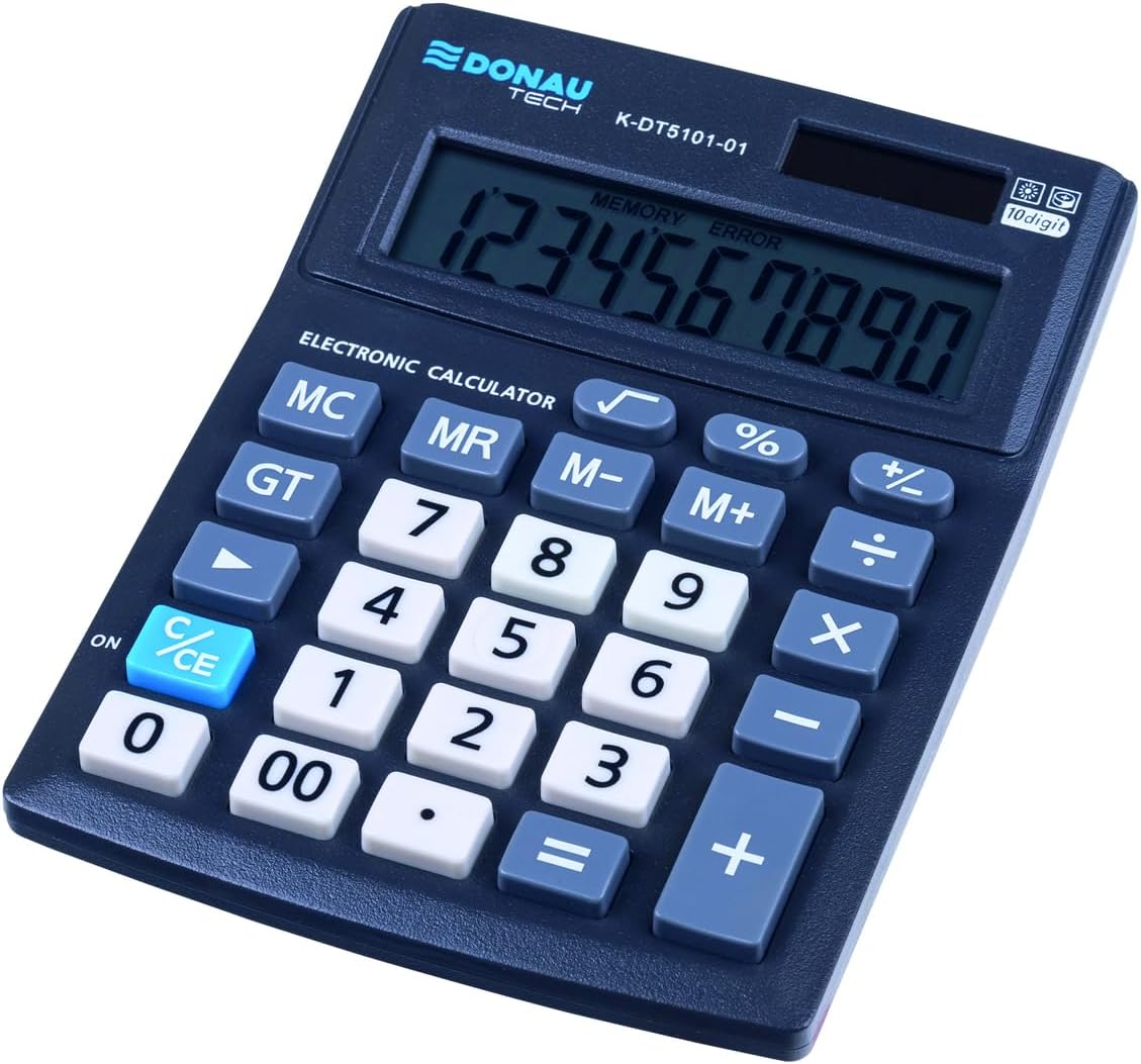 DONAU TECH/K-DT2083-01 Calculatrice à 8 chiffres avec fonction