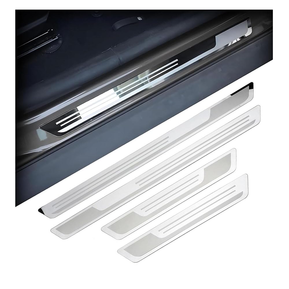 ABCHL Car Door Sill Protectors Stainless Steel for Toyota GR86 2021-2026