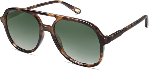 SOJOS Retro Polarized Aviator Sunglasses for Women Men Classic 70s Vintage Trendy Square Oversized Aviators