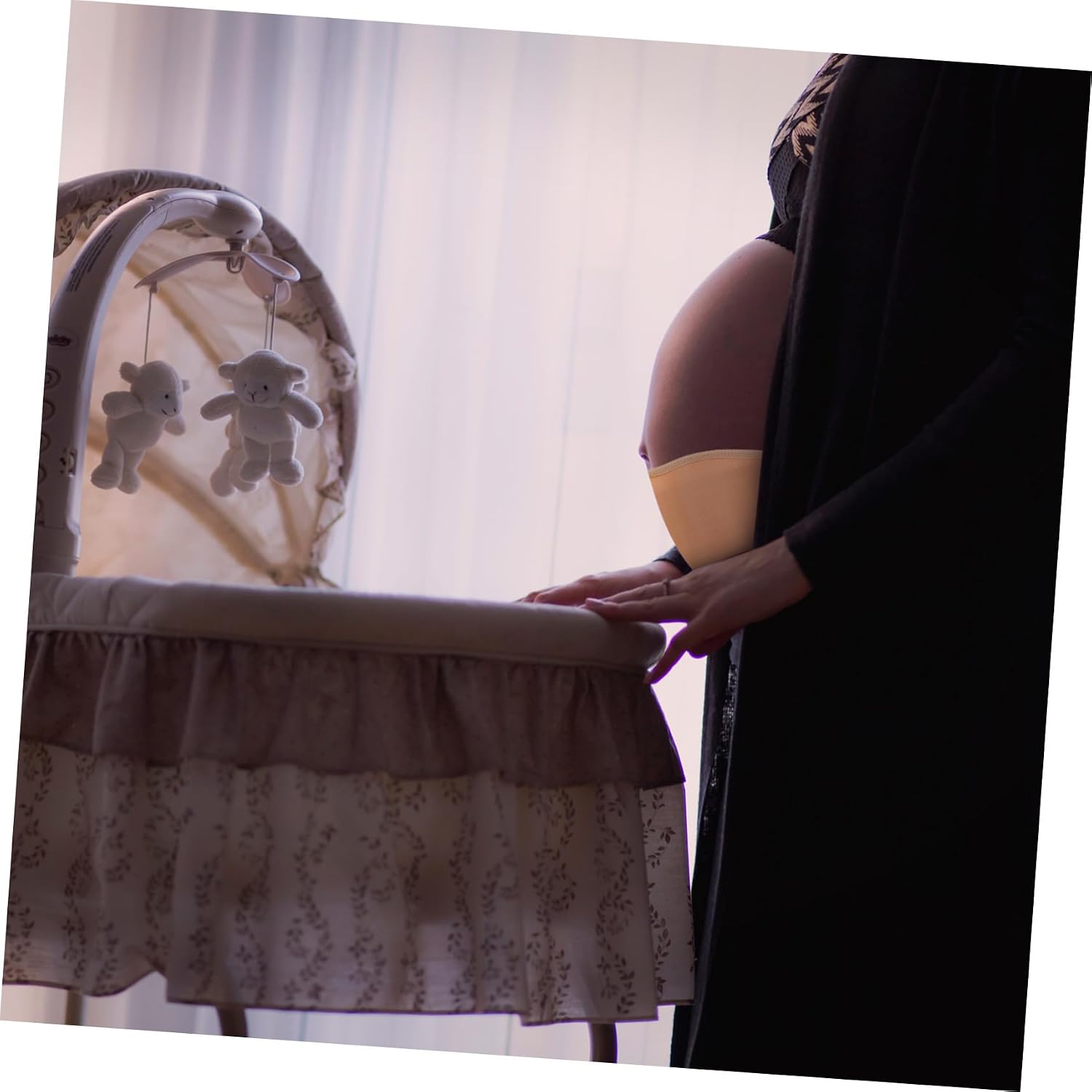 LIFKOME Breathable Maternity Belly Band Adjustable Abdomen Support Belt for Pregnant Women Pressure Relieving Design Comfortable Fit for Pregnancy Support