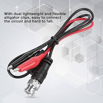 2Pcs Oscilloscope Test Probe Lead Cable BNC Male Plug Q9 To Dual Alligator Clip 0 5m For Electronic Factory Etc - View #6