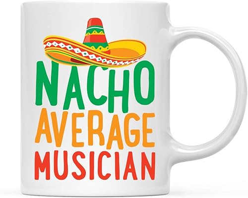 Vista 24 de Andaz Press Funny Quirky - Taza de café de cerámica de 11 onzas, regalo de broma, Nacho Promedio, 1 paquete sacerdote.