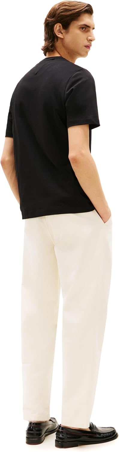 Tommy Hilfiger Mens Short Sleeve Cotton Graphic T-Shirts with Embroidered Monogram Logo - Image 4