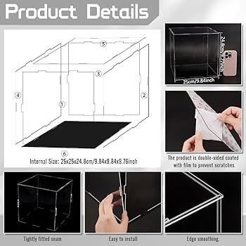 Custodia Trasparente In Acrilico Assemblabile Alternativa - Foto 8