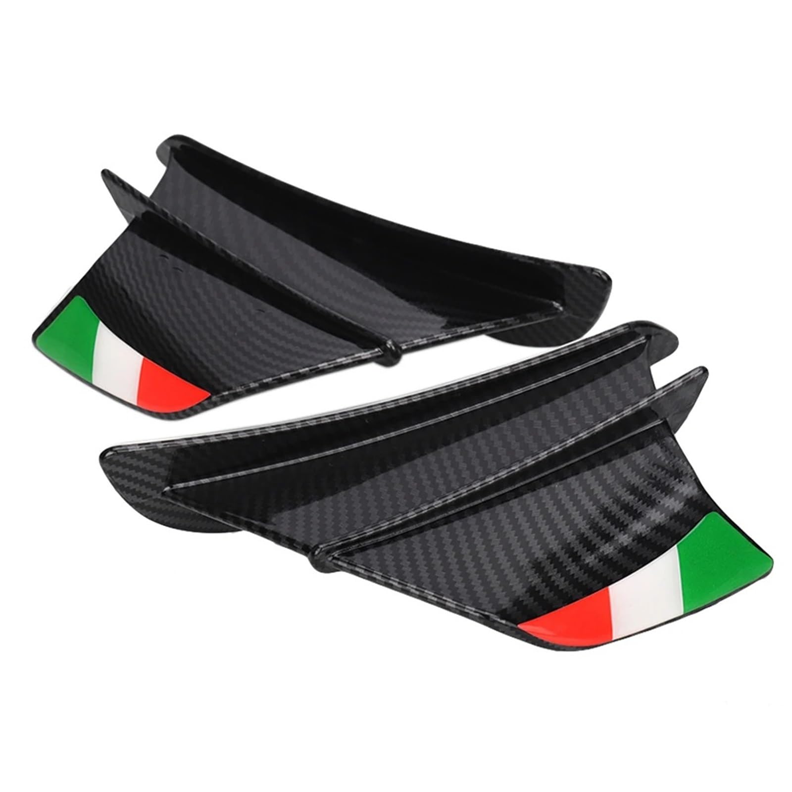 Alette Moto Per Ducati 899 959 1198 1198S 1199 1299 Per Panigale V4 V4S V4R V2 Per Supersport S Kit Alettone Motore Spoiler Aerodinamico Ala Aerodinamica(Stile5)