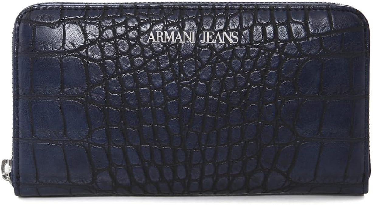 Armani Jeans Borsa Effetto Coccodrillo Di Da Donna Blu : Amazon.it:  Valigeria