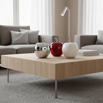 Amazon.com: Modern Day Accents Manzana Blanco White Apple : Home