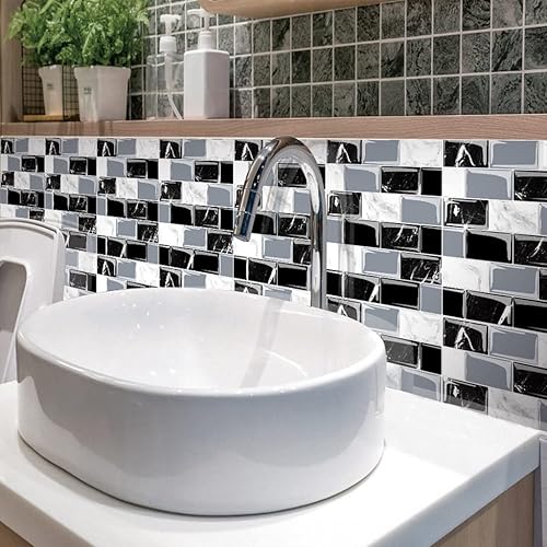 Miniatura 9 de Peel and Stick Tile Stickers Mosaic Wall Tile StickersDIY Self Adhesive Waterproof Sticky WallpaperSuitable for Bathroom, Camper, Countertop,