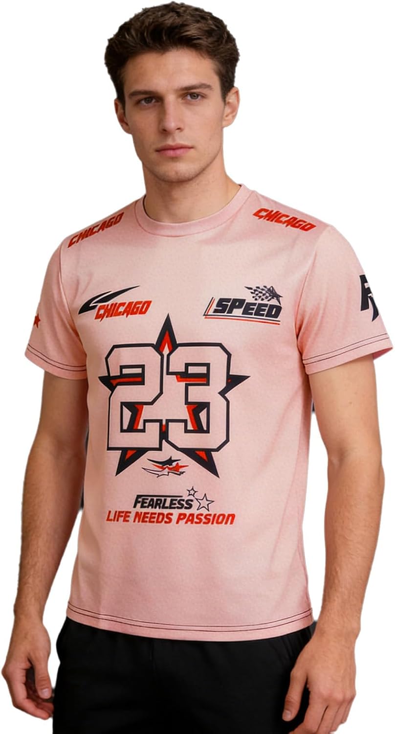 Sports T Shirts for Men Basketball Training Clothes Athletic Shirt Activewear Soccer Jersey