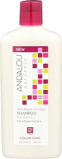 Andalou Naturals Shampoo Fluid Ounce, Complex Color Care 1000 Roses, 11.5 Fl Oz
