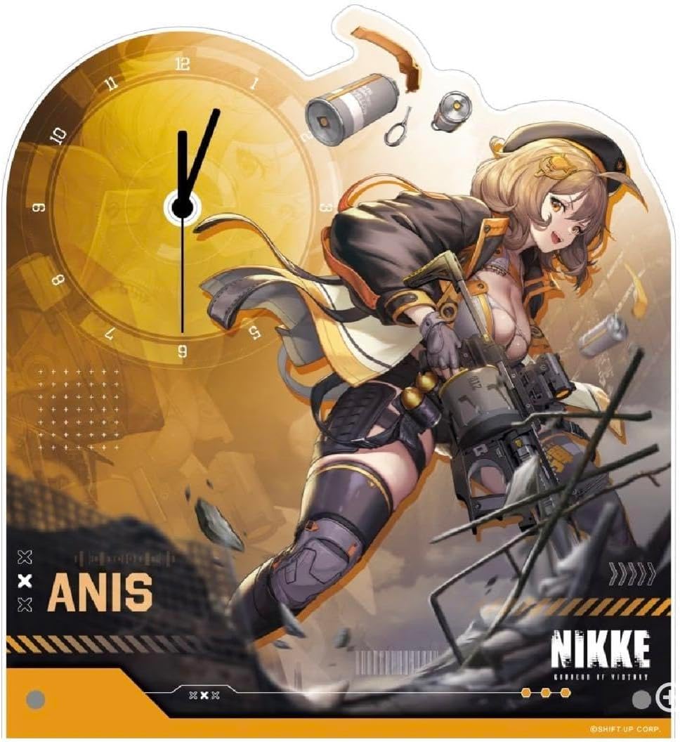 【公式】NIKKE アクリル製 置時計 アニス NIKKE アクリル製置時計 アニス一周年記念 NIKKE アクリル製置時計
