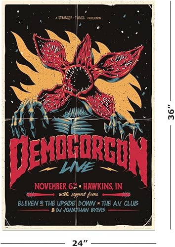 Miniatura 2 de Stranger Things - Póster de programa de televisión (Demogorgon Live) (tamaño 24 "x 36")