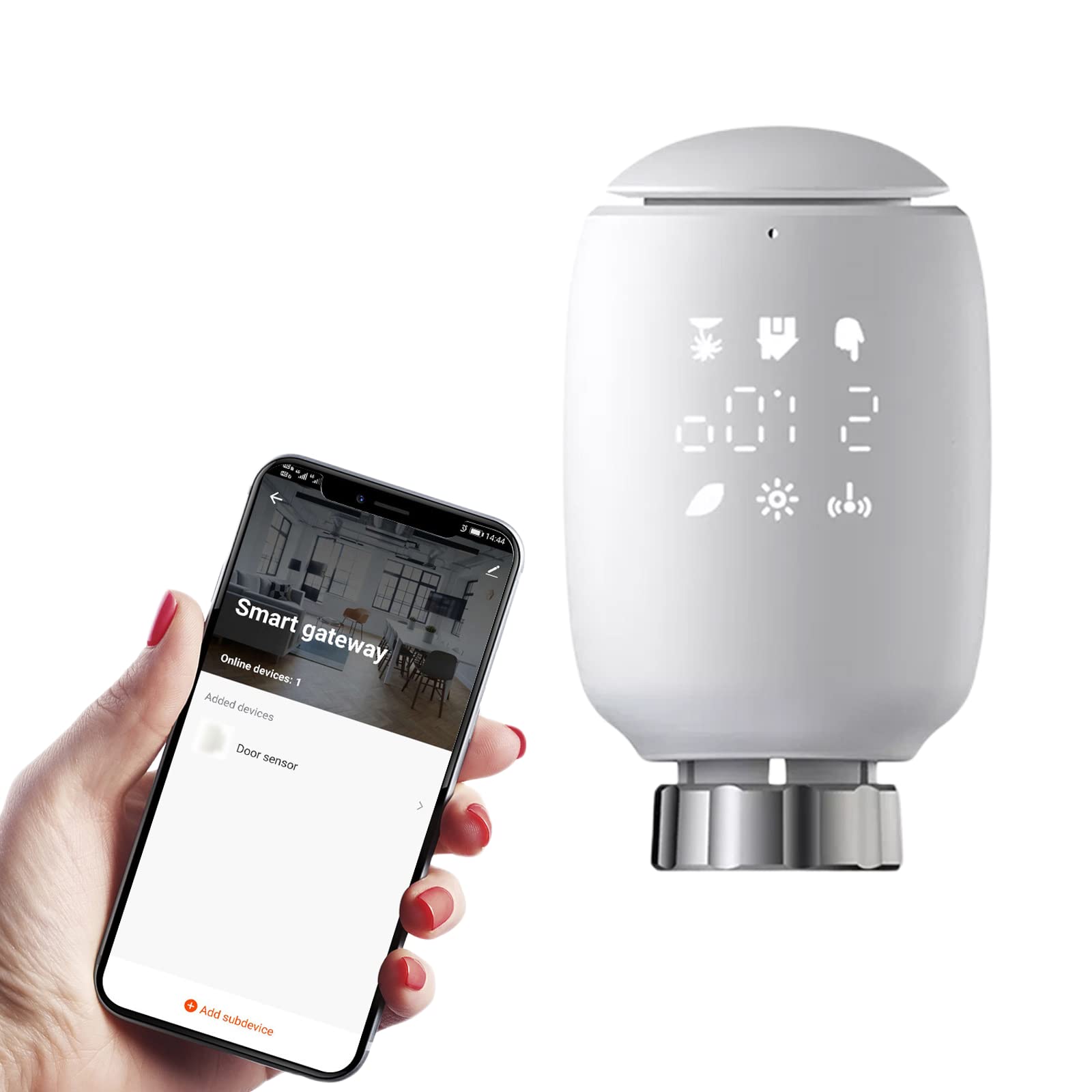 Smartes Heizkörperthermostat – Smart Home Starter Set Heizen - Digitale Heizungssteuerung per App - einfache Installation, Energie sparen, Thermostat
